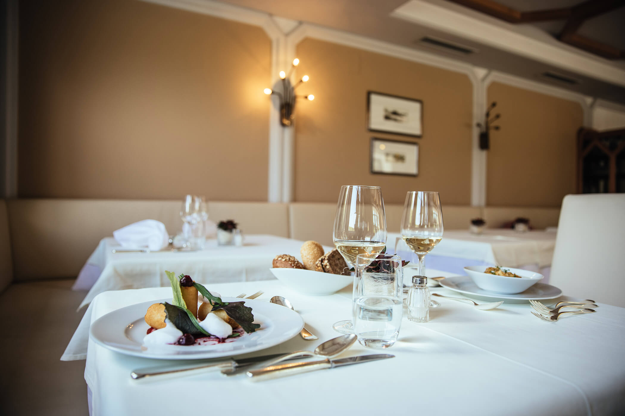 Una cena - Hotel Rablanderhof