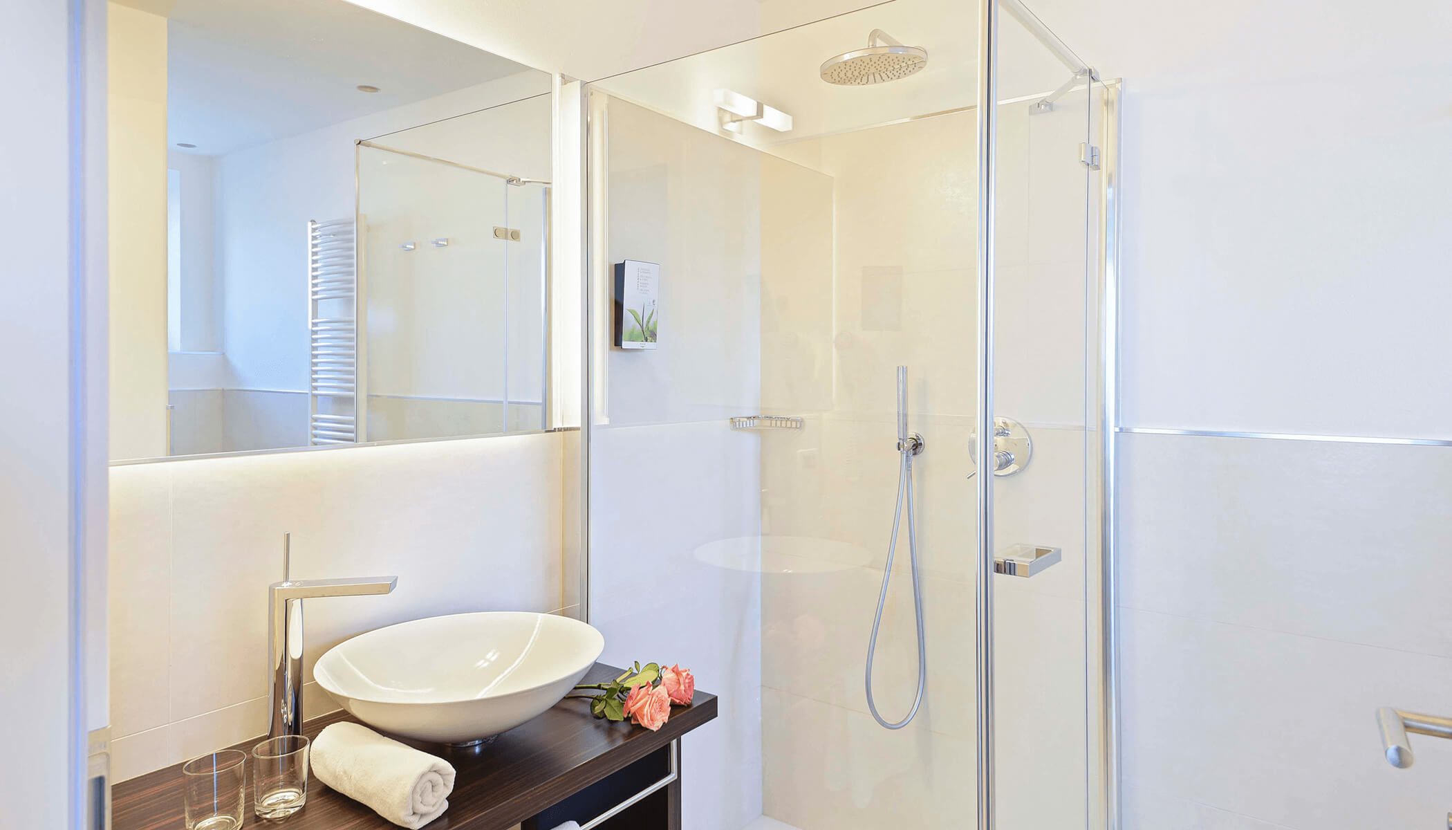 Zimmer Komfort Bad - Hotel Rablanderhof